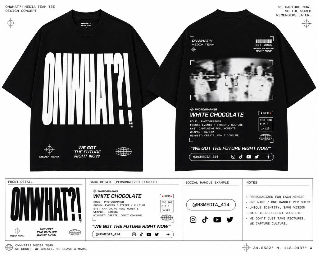 ONWHAT?! CUSTOM TEE