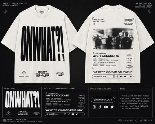ONWHAT?! CUSTOM TEE